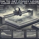 How To Get Foggy Look On Clear Acrylic In Lightburn